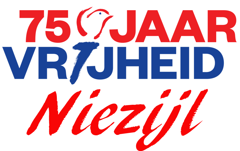 75 jaar bevrijd; vlag om te herdenken 75 jaar bevrijd; vlag om te herdenken